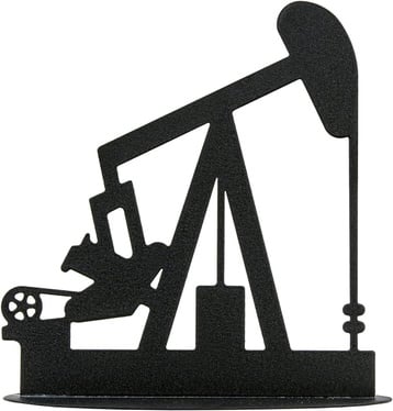 Amazon.com: Innovative Fabricators, Inc. Pump Jack Oil Field Standing  Silhouette Centerpiece Cake Topper, 7 Inch : Home & Kitchen